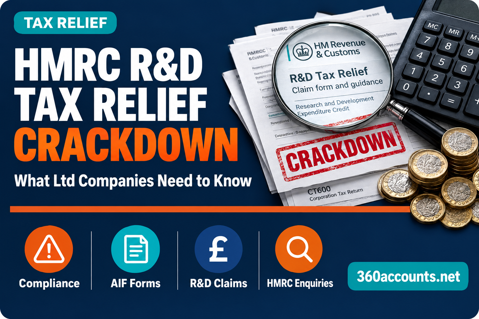 HMRC R&D Tax Relief Crackdown, What Small Businesses and Ltd Companies Need to Know