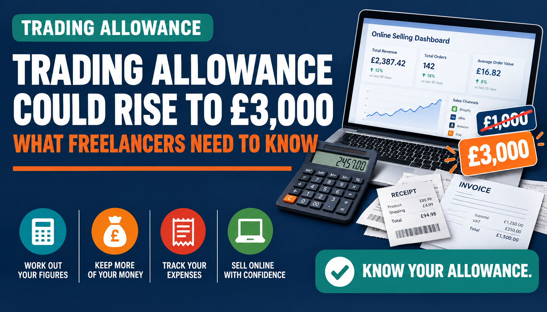 The Trading Allowance Could Rise from £1,000 to £3,000, What It Means for Freelancers and Side Hustlers