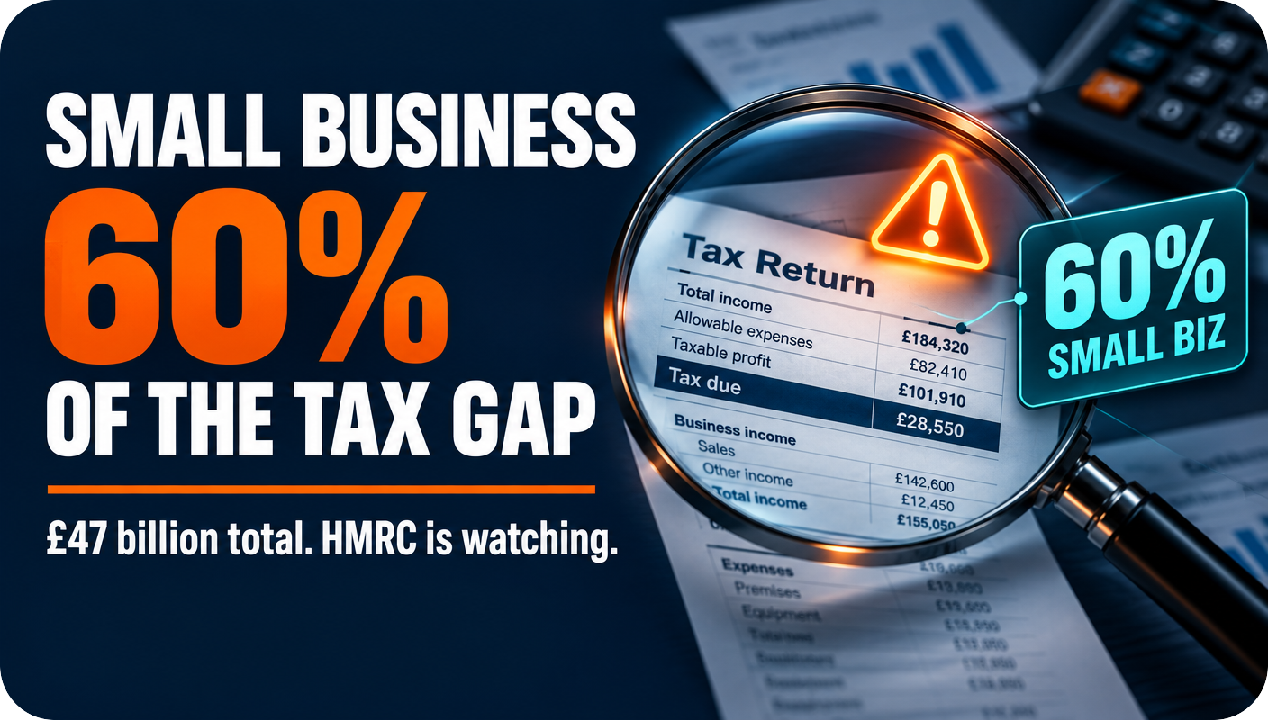 Small Businesses Now Account for 60% of the UK Tax Gap, What That Means for You