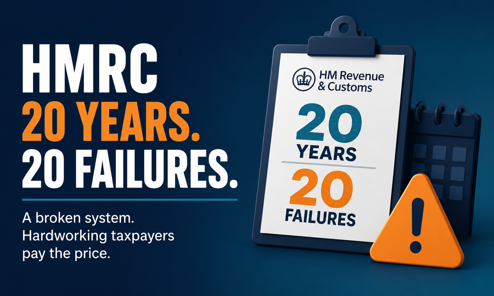 HMRC 20 Years. 20 Failures.
