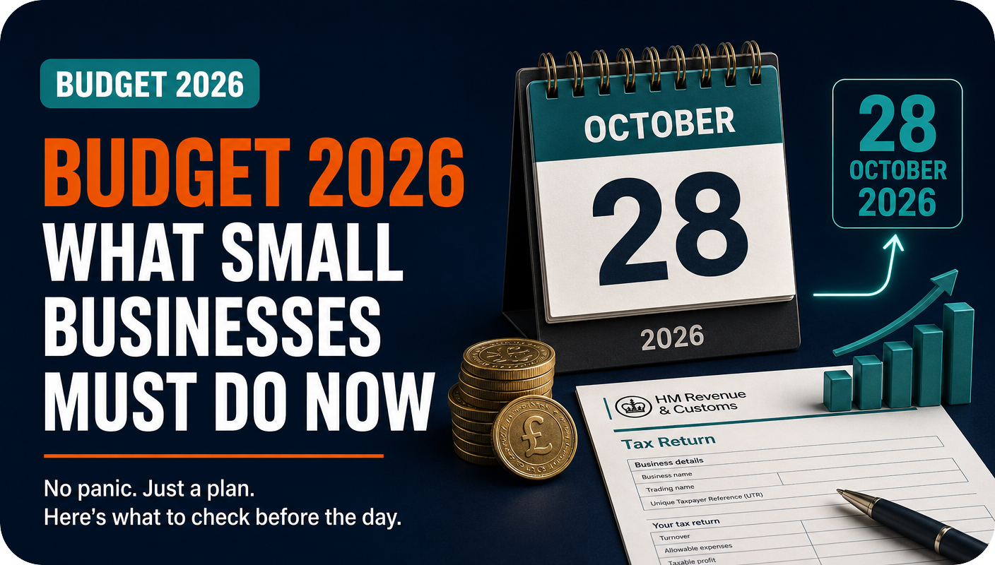 Autumn Budget 2026: What Small Businesses Should Do Before 28 October