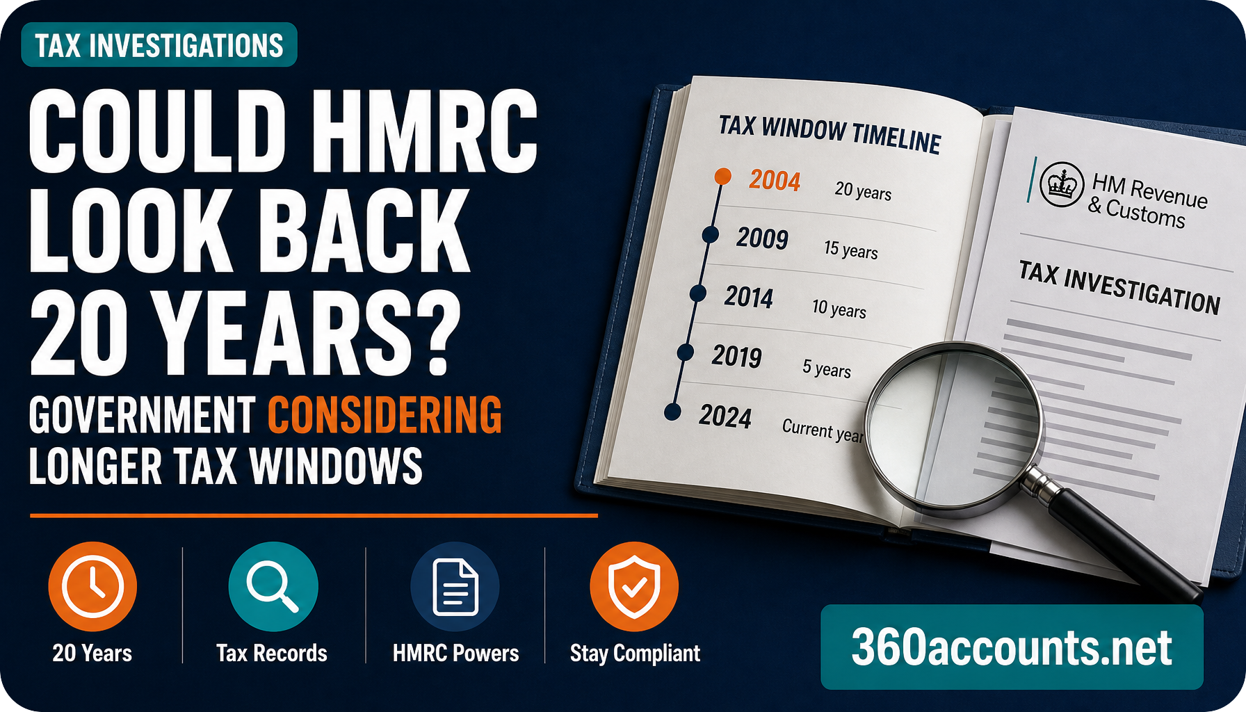 HMRC's 20-Year Lookback: What the Push for Longer Tax Investigation Windows Means for You