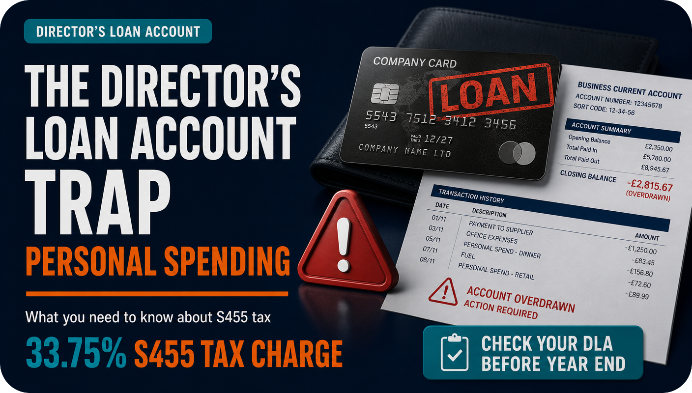 The Director's Loan Account Trap: When Personal Spending Through Your Limited Company Comes Back to Bite