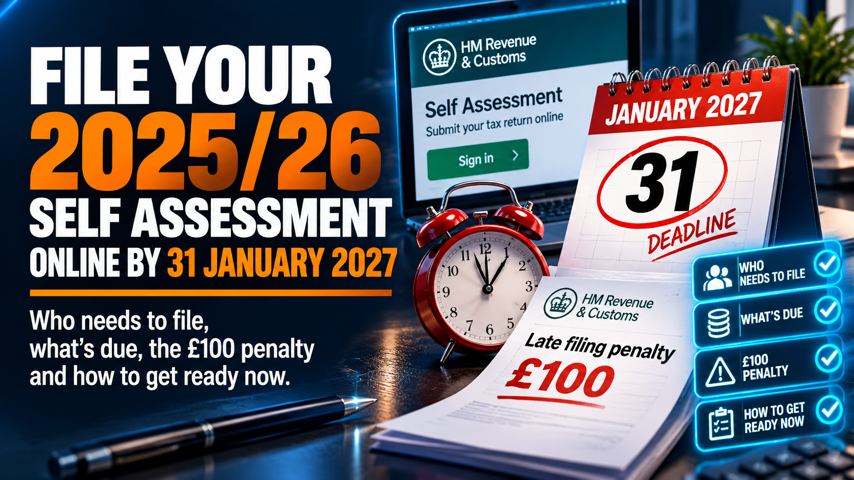 Self Assessment Deadline 31 January 2027: Why You Should Start Your Return This Week
