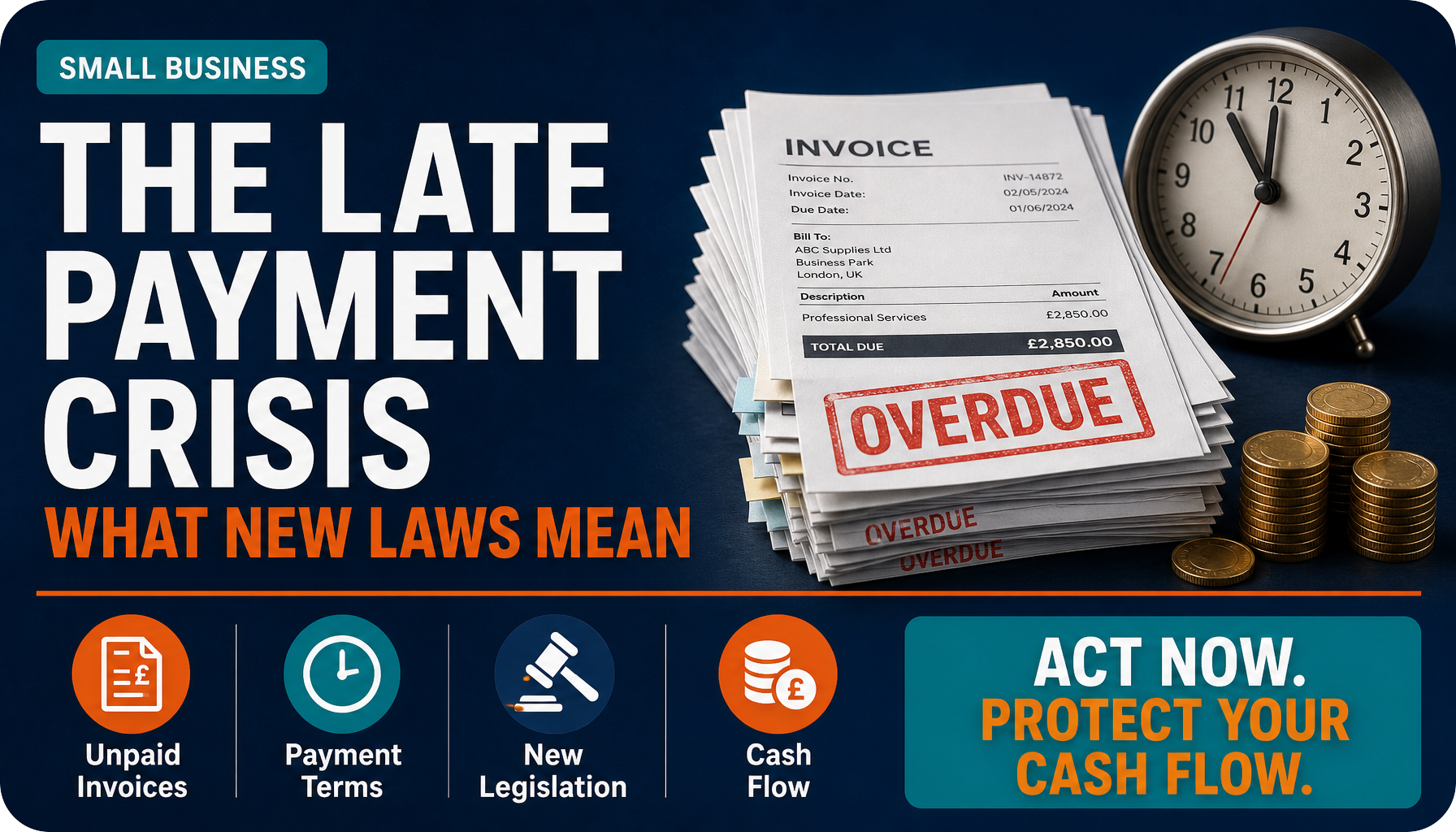 The Late Payment Crisis: What New UK Laws Mean for Your Small Business