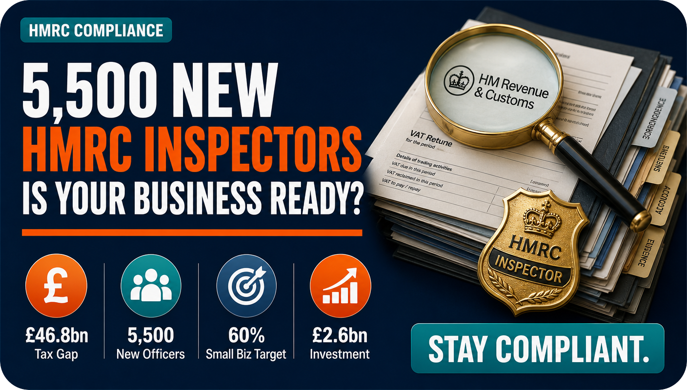 5,500 New HMRC Tax Inspectors: What the UK's Biggest Compliance Crackdown Means for Your Business