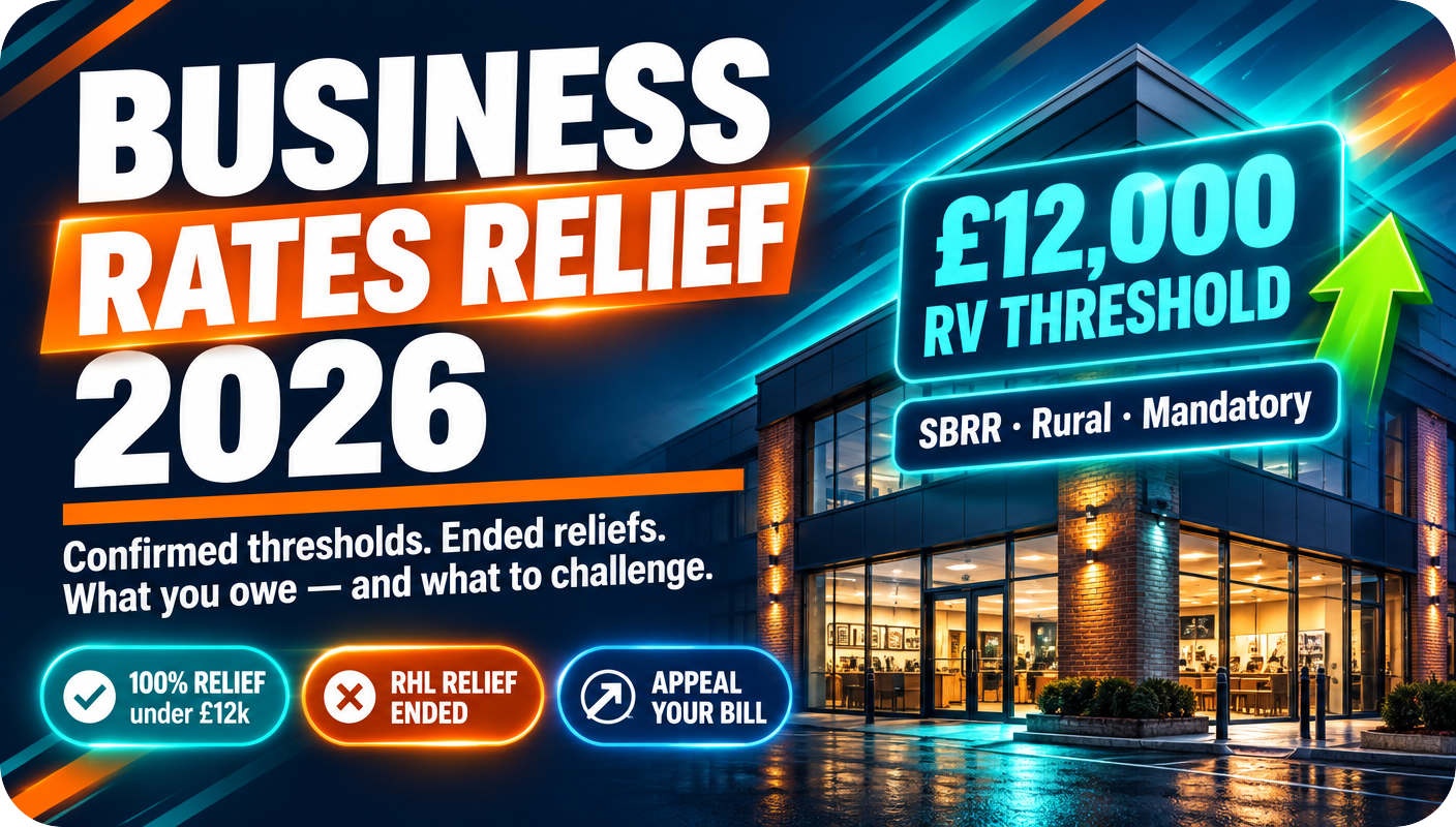 Business Rates Relief 2026, What Small Businesses Need to Know Right Now