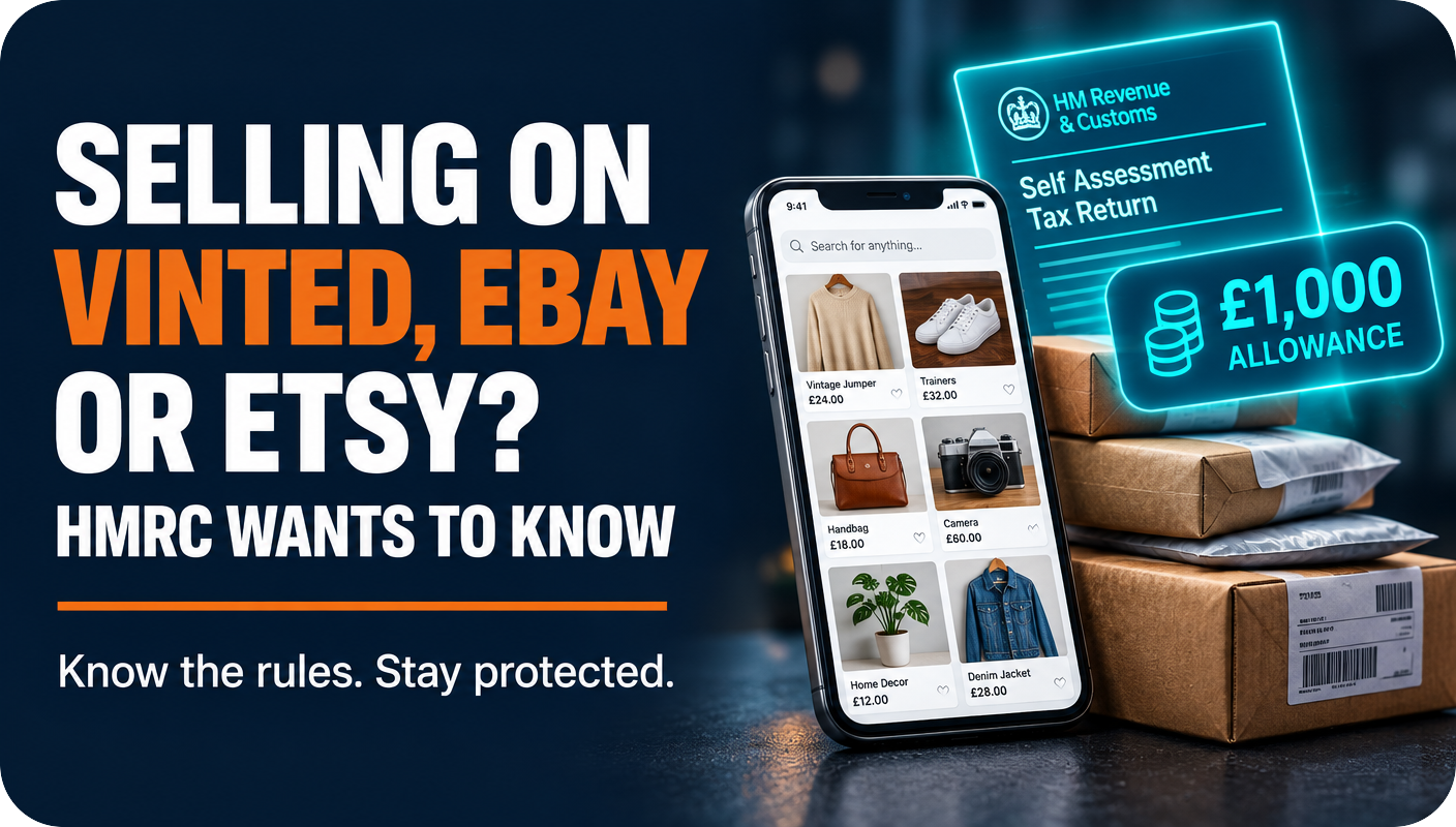 Selling on Vinted, eBay or Etsy, Here Is When HMRC Needs to Know