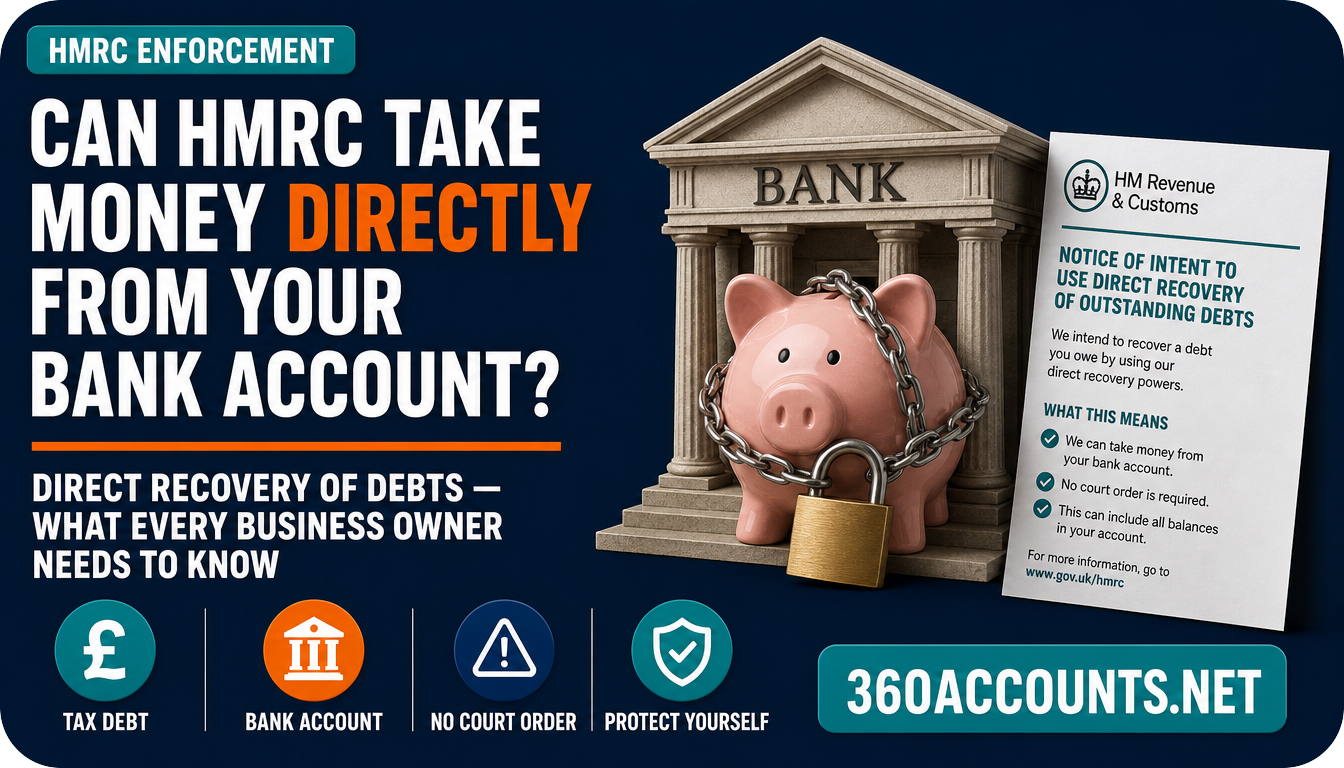 HMRC Can Raid Your Bank Account: What Every Business Owner Needs to Know About Direct Recovery of Debts