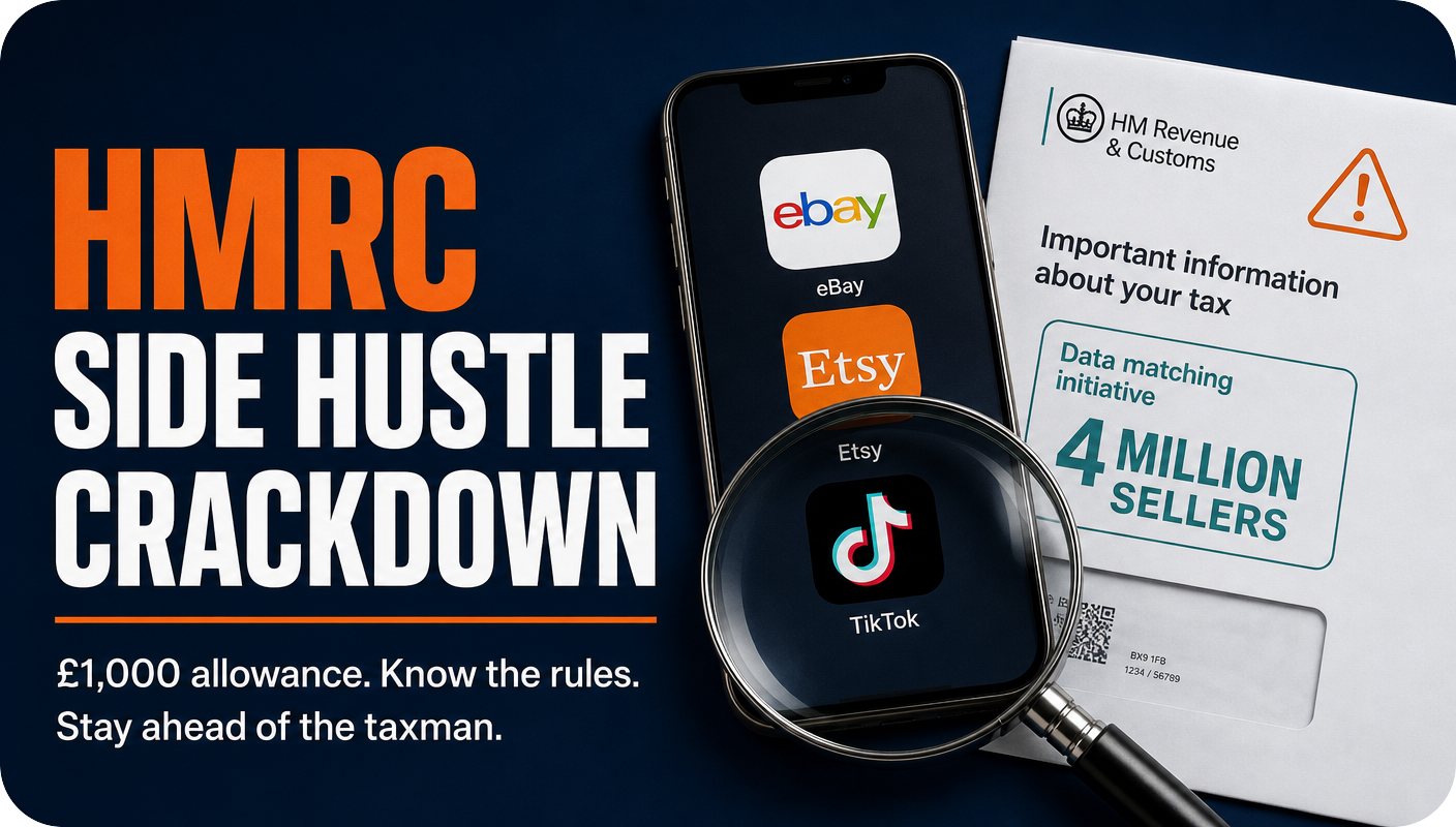 HMRC's Side Hustle Crackdown: What Every Sole Trader Needs to Know in 2026